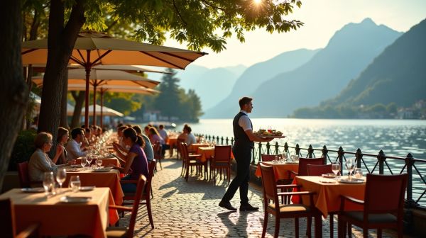 Évian-les-Bains : manger face au lac sans se ruiner